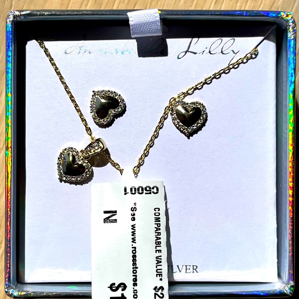Earrings/necklace set